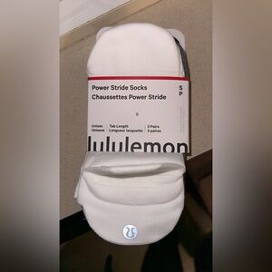 lululemon athletica Power Stride Socks in White